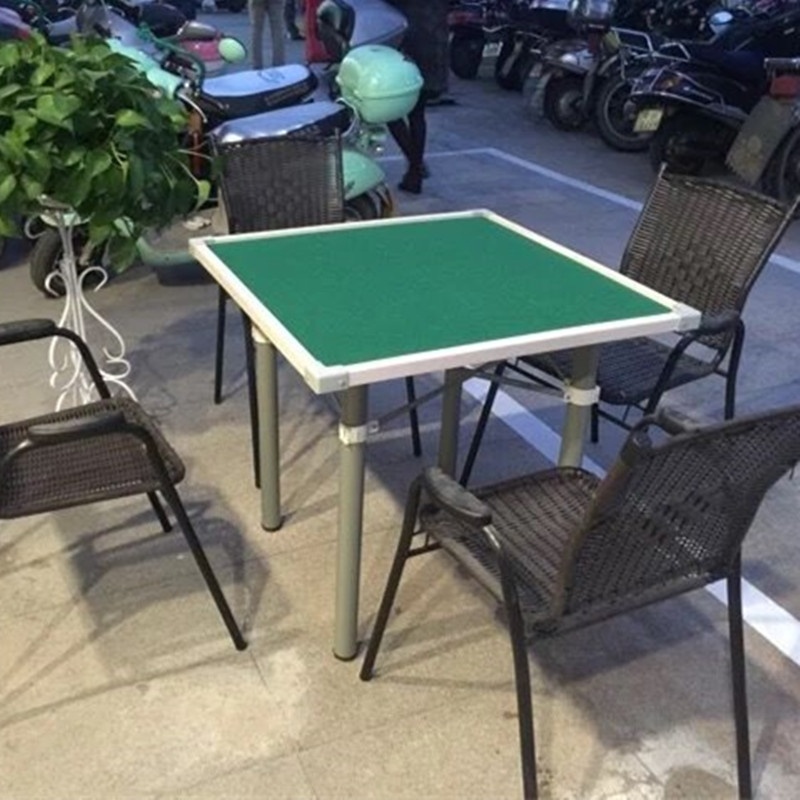  Chess table Mahjong table Folding simple foldable hand rub simple storage surface Manual dormitory Mahjong desktop defense