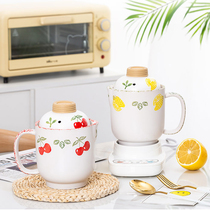 Electric saucepan wellness cup office Multi-functional theorizer mini smart saucepan casserole boiler soup cooking porridge reservation insulation