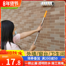 External Wall waterproof glue transparent permeable outdoor wall toilet window tile special glue leakage water leakage repair paint