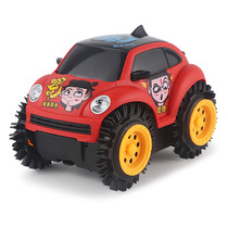 Electric crash-resistant tumbling stunt flip car Rechargeable obstacle off-road Jeep police race farmer car Childrens toy car