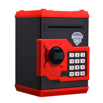 Fingerprint induction unlock password box ~ automatic roll money savings piggy ~ save money children music toy ATM safe