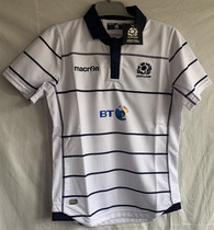  20190421-2214Macron scotland scotland white small letter short-sleeved Rugby