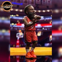 North Carolina ENTERBAY Harden soldier EB movable NBA star hand-made Harden model Q version of the trend doll
