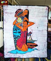 Special batik painting Guizhou Miao handmade batik ethnic features decorative wall hanging shampoo 110*90CM