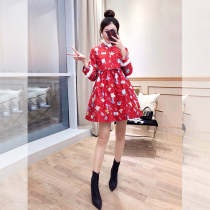 Chinese bridal dress winter womens clothing red autumn and winter small cotton-padded jacket improved cheongsam