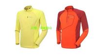 Spring summer Men cool and comfortable soft breathable sunscreen half zipper long sleeve quick-drying clothes