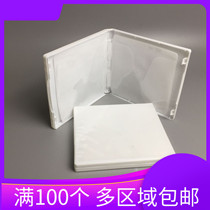 8-piece Milky square pp box inside pp bag CD box burning disc CD DVD box with film can insert box