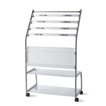Del newspaper rack 9304 mass folder magazine rack metal propaganda rack storage layer