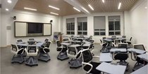 Haijie Multimedia University Smart classroom Smart classroom Rotating seat Flip classroom Haijie Splicing table