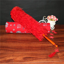 Wedding supplies wedding wedding wedding feather duster bride dowry feather duster red feather duster red feather duster