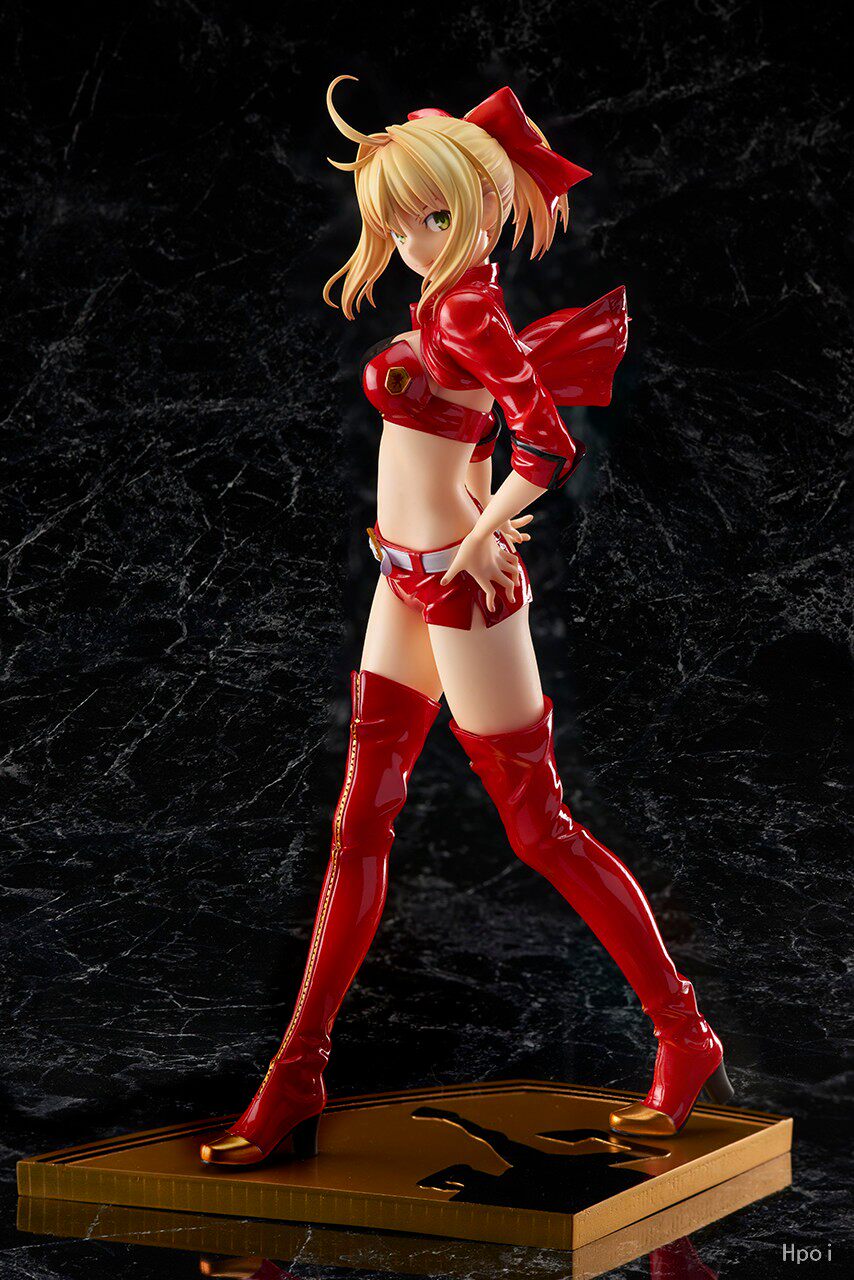 Strongerfate 시리즈 FGO Red Saber Nero Racing Girl Type-Moon