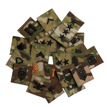 CP camouflage uniform armband MC badge Scorpion W2 camouflage rank Velcro OCP badge Colonel captain rank badge