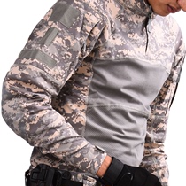 US military ACU camouflage long sleeve high-end new frog suit men CP tactical suit military fans CS uniform cotton cotton high elasticity