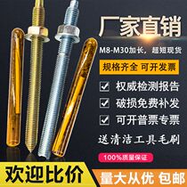 High strength chemical anchor bolt GB expansion screw galvanized bolt m8m10m12m16m18m20m30 manufacturer