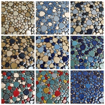  11-year-old store fish pond Ceramic mosaic pebble tile Floor tile Bathroom pool Swimming pool hot spring pool Crystal