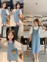 Special pro-Zika Fried Street Summer Dress 2022 New Ocean Gas Mother Lady With Dress Girl Braces Skirt Tide