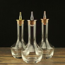 Wine Shaker bartender Bottle Japanese Cork absinthe Bottle handmade oak drip Bottle