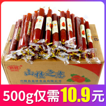 Fruit Danpi 500g independent packaging Hawthorn roll Net red leisure small snacks tea Hawthorn dried fruit