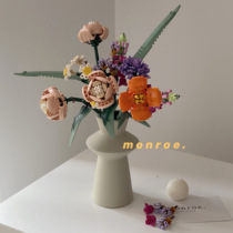 MONROE Dream Deer Studio 10280 Bouquet Flowers Rose 40460 Ceramic Vase 10289 Flower Living Room
