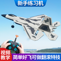 Three-Channel remote control fighter F22 Raptor foam model aircraft model fixed-wing glider childrens toys