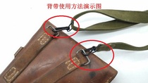 Stock New Distribution 54 style 51 leather satchel bag canvas strap Soviet 40 s 50 s TT33 strap