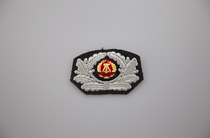 East Germany East Germany GDR public military version of DDR woven cap badge