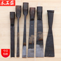Chisel DIY woodworking hand forging flat chisel knife Flat chisel shovel model abrasive dressing carpenter hand tool