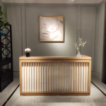 New Chinese style clothing beauty salon reception desk Health hall Barber shop front desk Japanese bar Teahouse Restaurant Cashier