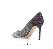 Custom high heel womens boots Glitt leather womens shoes 33 -41 custom flat bottom 6 5cm 8 5cm