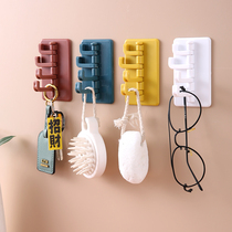 Creative Organ Plastic Hook Kitchen wall-hanging free of nail doors rear hangers Hook Bathroom Wall without mark Adhesive Hook 3164