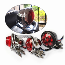 Motorcycle retro rear tail light LED assembly cafe modified Ranger Tianjun stick Wang GN license plate brake driving light