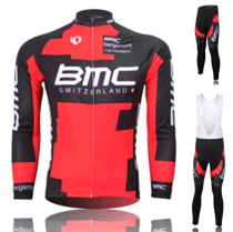Triathlon suit BMC Tour de France bicycle suit spring and autumn breathable bicycle strap long sleeve riding suit men