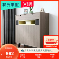 Small apartment Nordic simple door entry shoe cabinet modern province Corner Hall small cabinet locker LS059