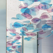 Sales Department Sand Table District Hotel Mall Lobby Aisle Corridor Color Disc Large Creative Project Air Hanging