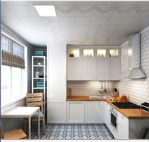 Opp integrated ceiling liberal kitchen