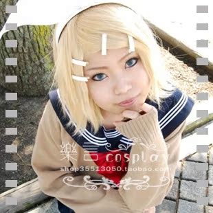 taobao agent Vocaloid, golden yellow wig, cosplay