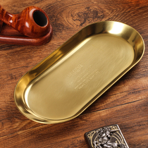High-end monsoon shredded tobacco tray wake grass tray cigar ash tray storage grass waker square running wet tray pipe accessories