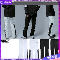 1920ROMP Korean slim double board snowboard pants Women Mens snow pants straight tube snow slim snow pants