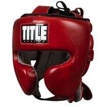 TITLE genuine leather retro blood and sweat series Muay Thai boxing helmet
