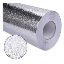 Thickened abrasion-proof aluminum foil cabinet anti-damp cushion paper self-adhesive aluminum film back glue waterproof cushion stickers tin paper with kitchen anti-oil