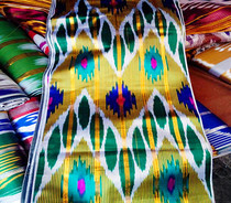 Uzbek cloth Uzbek characteristic silk Adelis silk cloth width 40cm decoration