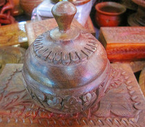 Pakistani national characteristics handicraft rose wood carving seasoning box gift