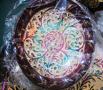 15cm colorful copper wedding gifts upscale Pakistani handicrafts yin ba wen hua New
