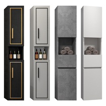 Top of the toilet rear cabinet bathroom storage side cabinet narrow high cabinet toilet cabinet side cabinet toilet side cabinet