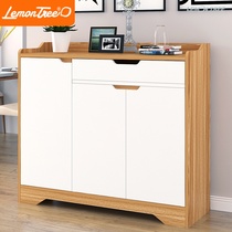 European shoe cabinet simple modern hall cabinet balcony locker living room entrance cabinet simple shoe rack