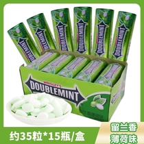  Green Arrow Sugar-free mints Iron box spearmint 35 tablets*15 bottles throat lozenges Candy snacks