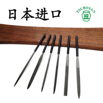 Japan imported TSUBOSAN pot three wood file mahogany file wood carving mini assorted small file woodworking grinding tool
