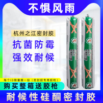 Zhijiang 2000 neutral silicone weatherproof sealant Structural glue Silicone curtain wall soft glue strong white black