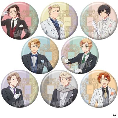 taobao agent World Stars Heitalia COS two -dimensional bar 唧 Anime Medal Essence Break Chapters Poster Poster brooch