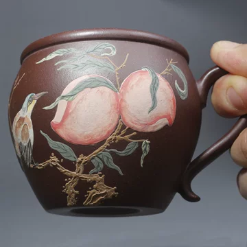 紫砂寿桃杯-紫砂寿桃杯促销价格、紫砂寿桃杯品牌- 淘宝